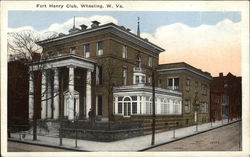 Street View of Fort Henry Club Postcard