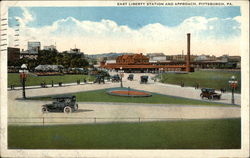 East Liberty Station and Approach Postcard