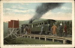 The Gulf Tank, Mt. Washington Railway White Mountains, NH Postcard Postcard