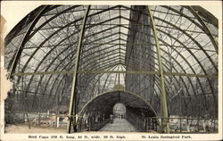 Bird Cage, St. Louis Zoological Park Missouri Postcard Postcard