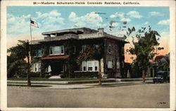 Madame Schumann-Heink Residence Postcard