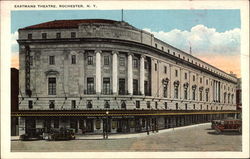 Street View of Eastmans Theatre Rochester, NY Postcard Postcard