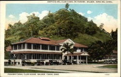 Panama Canal Club House Postcard