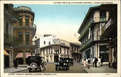 Central Avenue Postcard