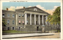 Street View of the US Mint Postcard