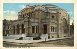 Street View of the Touro Synagogue New Orleans, LA Postcard Postcard