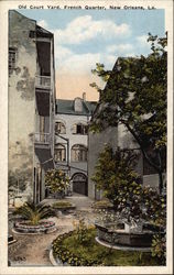 Old Court Yard, French Quarter New Orleans, LA Postcard Postcard