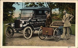 The First and Ten-Millionth Ford Cars Postcard Postcard