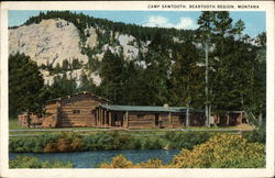 Camp Sawtooth, Beartooth Region Postcard