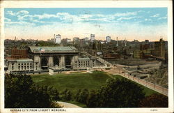 View of City from Liberty Memorial Kansas City, MO Postcard Postcard