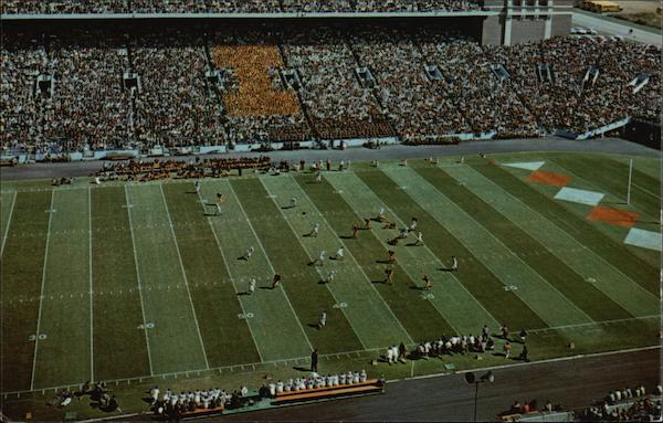 Football at Memorial Stadium Urbana, IL