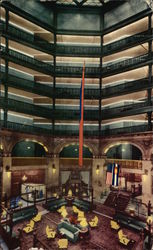 Brown Palace Hotel - Lobby Denver, CO Postcard Postcard