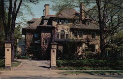 Administration Building and Secretarial Department, Business College Postcard