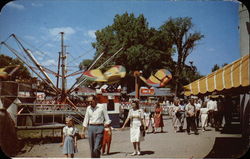 Indian Lake Amusement Center Russells Point, OH Postcard Postcard