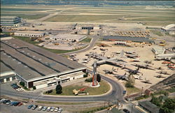 Aerial View of Air Force Museum, Wright-Patterson Air Force Base Fairborn, OH Postcard Postcard