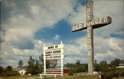 The Old Rugged Cross, Home of Famous Author Rev. Geo. Bennard Reed City, MI Postcard Postcard