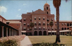 U.S. Veteran's Hospital - Main Building & Patio Tucson, AZ Postcard Postcard