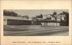 West End Grill, 2109 W. Michigan Ave Jackson, MI Postcard Postcard