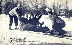 Tobogganing at The Concord Hotel - The All Year...All Sports Resort Postcard