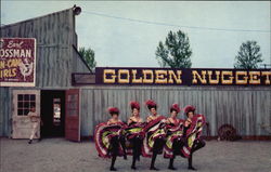 The Can Can Girls at Frontier Village Oregon Exposition Postcard Postcard