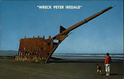 Wreck Peter Iredale Oregon Postcard Postcard