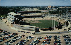 Milwaukee County Stadium Wisconsin Postcard Postcard