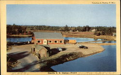 Edaville RR Station Carver, MA Postcard Postcard