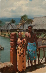 Two young Polynesians Laie, HI Postcard Postcard