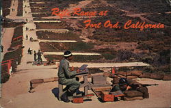 Rifle Range Fort Ord, CA Postcard Postcard