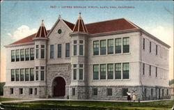 Luther Burbank School Santa Rosa, CA Postcard Postcard