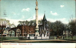 Soldier's Monument Postcard