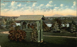 View From Summer House, Stark Park Manchester, NH Postcard Postcard