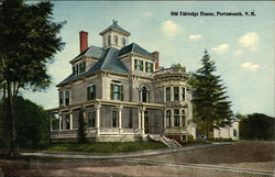 Street View of Old Eldredge House Portsmouth, NH Postcard Postcard