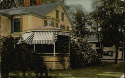 The E. R. Brown Residence Postcard