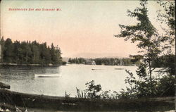 Burkehaven Bay and Sunapee Mt New Hampshire Postcard Postcard