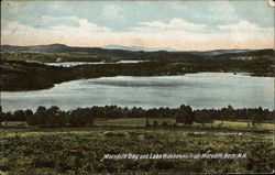 View of Meredith Bay and Lake Waukewan Postcard