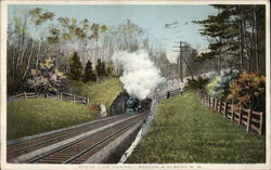 State Line TUnnel, Boston & Albany RR Railroad (Scenic) Postcard Postcard