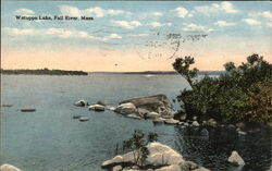 Watuppa Lake Fall River, MA Postcard Postcard