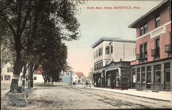 View of North Main Street Postcard