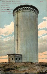 View of Water Tower Postcard