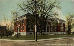 Court House Attleboro, MA Postcard Postcard