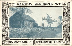 The Old Home Attleboro, MA Postcard Postcard