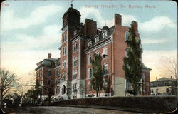 Street View of Carney Hospital South Boston, MA Postcard Postcard