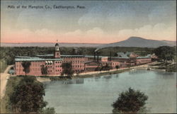 Bird's Eye View of Mills of the Hampton Company Postcard