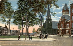 Common and Congregational Church Postcard