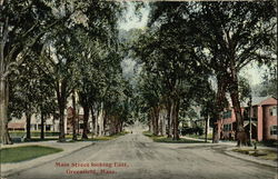 Main Street looking East Postcard