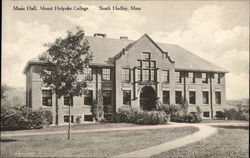 Music Hall at Mount Holyoke College Postcard