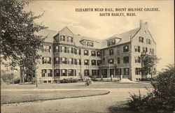 Elizabeth Mead Hall at Mount Holyoke College Postcard