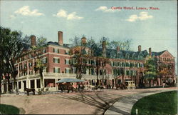 Street View of Curtis Hotel Lenox, MA Postcard Postcard