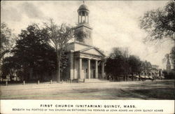 First Church - Unitarian Quincy, MA Postcard Postcard